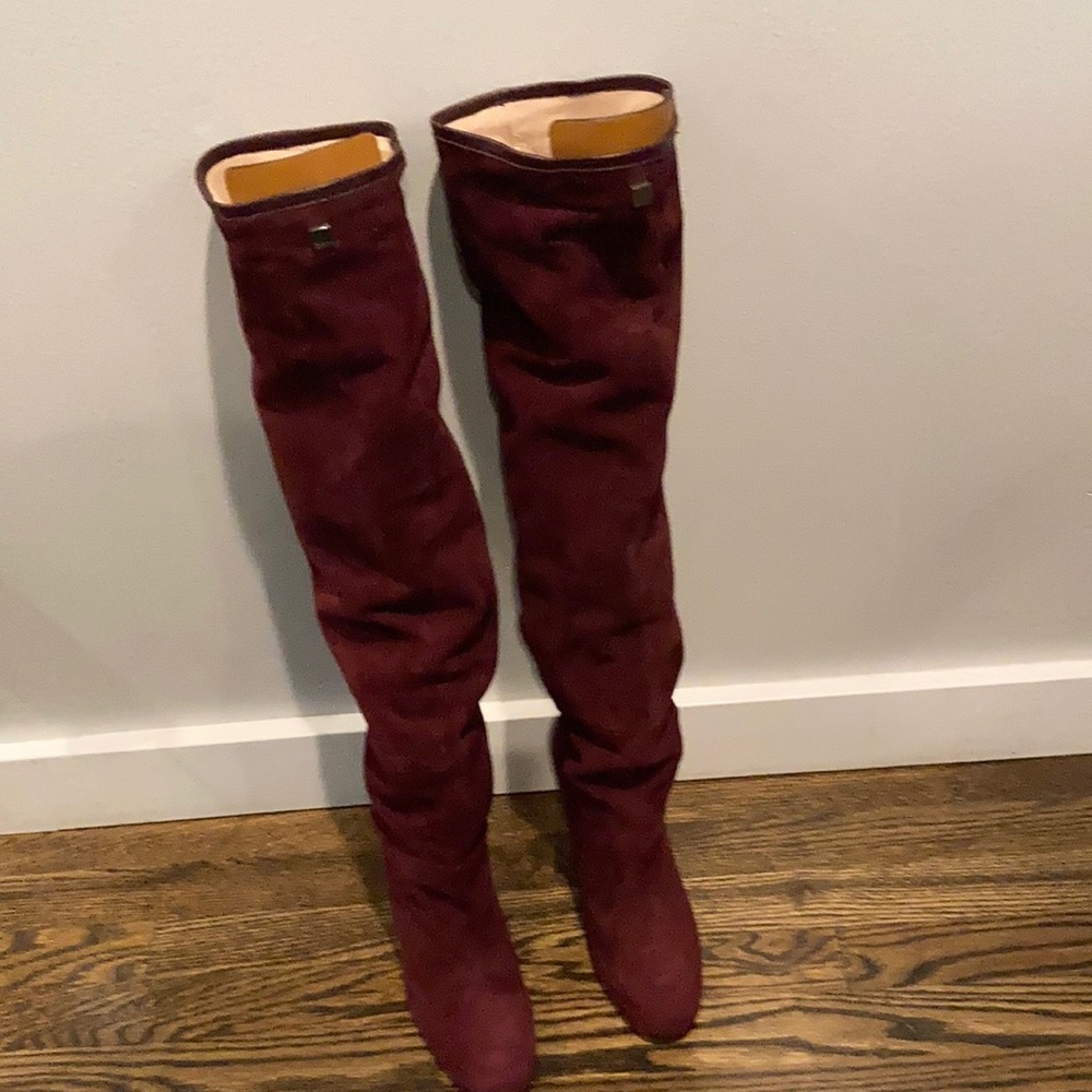 NWOT Stuart Weitzman Suede Slouch Boots